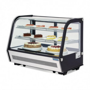 Vetrina refrigerata da banco nera 160 L - Polar - Fourniresto