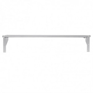 Mensole a tubo in acciaio inossidabile - 1200 x 300 mm - Vogue - Fourniresto