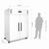 Armadio frigorifero negativo bianco Gn 2/1 a doppia porta 1200 L - Polar - Fourniresto