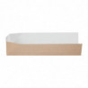 Scatola per panini riciclabile 80 x 250 mm - Lotto da 500 - Colpac - Fourniresto