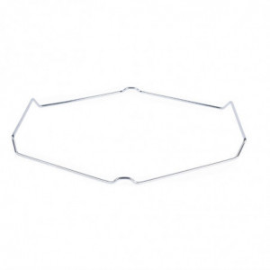Pietra per Pizza Rettangolare con Supporto 380 x 305 mm - FourniResto - Fourniresto