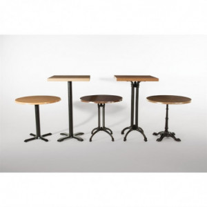 Piede per tavolo alto in ghisa 1080 x 610 mm - Bolero - Fourniresto