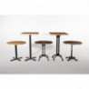 Piede per tavolo alto in ghisa 1080 x 610 mm - Bolero - Fourniresto