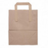 Piccola borsa di carta riciclata marrone 215 x 180 mm - Lotto da 250 - Fiesta Green - Fourniresto