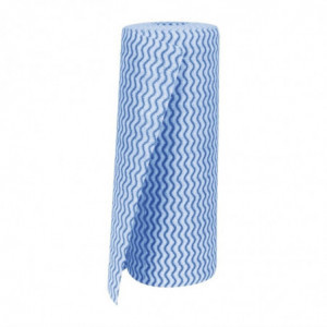 Tessuto non tessuto blu rotolo da 100 - Jantex - Fourniresto