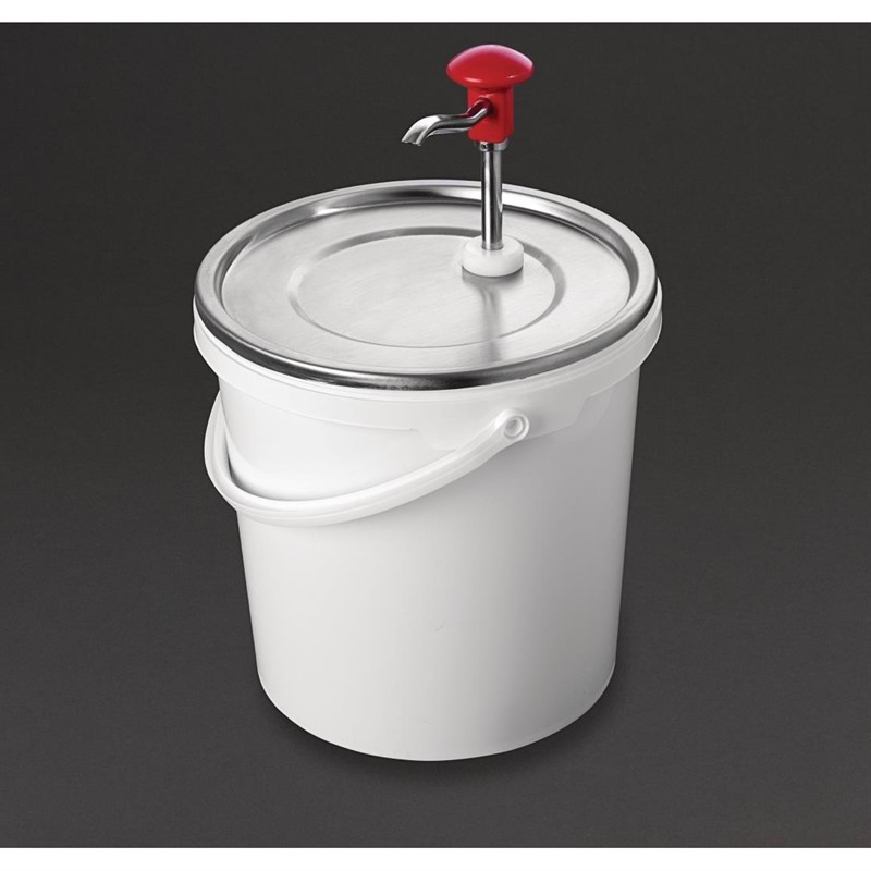 Distributore di Salsa a Pompa 10L - Schneider - Fourniresto Distributore di Salsa a Pompa 10L - Schneider - Fourniresto