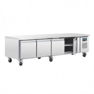 Sottobase Refrigerato Positivo GN 1/1 Serie U 4 porte 420L - Polar - Fourniresto