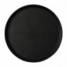 Piatto Antiscivolo Nero Blackline Rotondo Ø 310mm - Roltex - Fourniresto