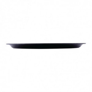 Piatto Antiscivolo Nero Blackline Rotondo Ø 310mm - Roltex - Fourniresto