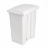 Cestino per la raccolta differenziata della cucina con pedale bianco 65L - Jantex - Fourniresto