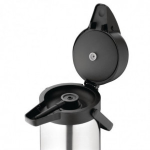 Brocca a doppia parete in acciaio inossidabile con pompa - 1,9L - Olympia