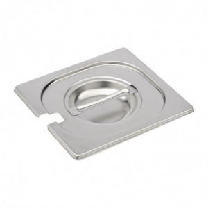 Coperchio in acciaio inossidabile con incavo GN 1/6 - Gastro M - Fourniresto
