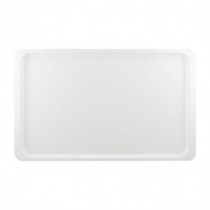 Vassoio da servizio in poliestere GN1/1 530x325mm bianco - Roltex - Fourniresto
