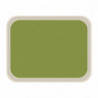 Vassoio da servizio in poliestere standard 470x360mm verde - Roltex - Fourniresto