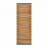 Panche in acciaio e acacia 100 cm - Set da 2 - Bolero - Fourniresto