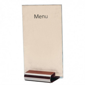 Porta-menu A5 in acciaio inossidabile - Olympia - Fourniresto