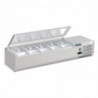 Saladiera da appoggio con coperchio Serie G - 5 x GN 1/4 - Polar