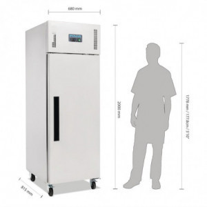 Armadio Refrigerato Positivo GN 1 Porta Serie G - 600 L - Polar