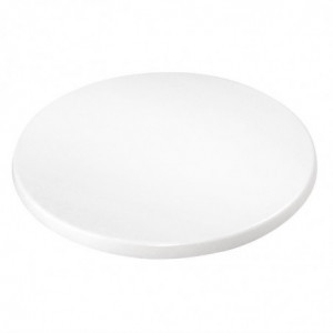 Piatto Tavolo Rotondo Bianco - Ø 600mm- Bolero