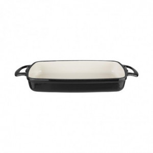 Piatto in ghisa rettangolare nero - 1,8 L - Vogue