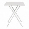 Tavolo da terrazza quadrato in acciaio - grigio - 600mm - Bolero - Fourniresto