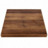 Piatto Tavolo Quadrato Effetto Legno Rovere Rustico - L 700mm - Bolero