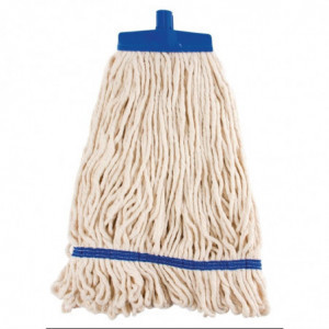 Testa di scopa con striscia di fissaggio blu - Scot Young - Fourniresto