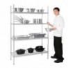 Scaffale Modulare 4 Livelli - L 1220 x P 457mm - Vogue