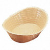 Cestino ovale in polipropilene 215 x 160mm - Olympia KRISTALLON - Fourniresto