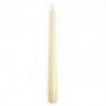 Candele affusolate 254mm avorio - FourniResto - Fourniresto
