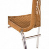 Poltrone in rattan e alluminio - Set di 4 - Bolero - Fourniresto