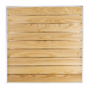 Tavolo quadrato in frassino 60 x 60 cm - Bolero - Fourniresto