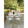 Tavolo quadrato in frassino 60 x 60 cm - Bolero - Fourniresto