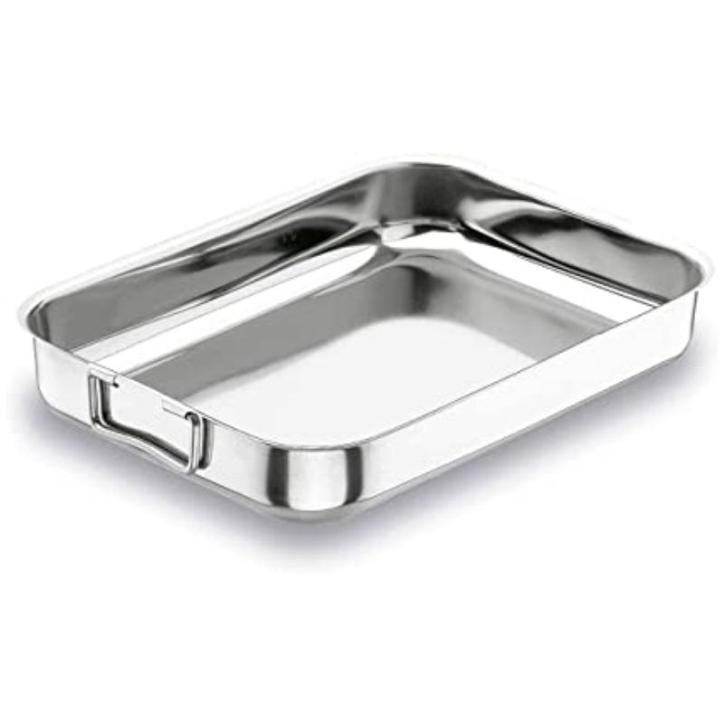 Piatto da forno in acciaio inossidabile - 30 x 22 cm - Lacor Piatto da forno in acciaio inossidabile - 30 x 22 cm - Lacor