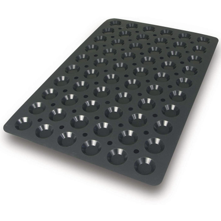 Stampo per dolci in silicone a forma di mini crostatina - 60 pezzi - Lacor