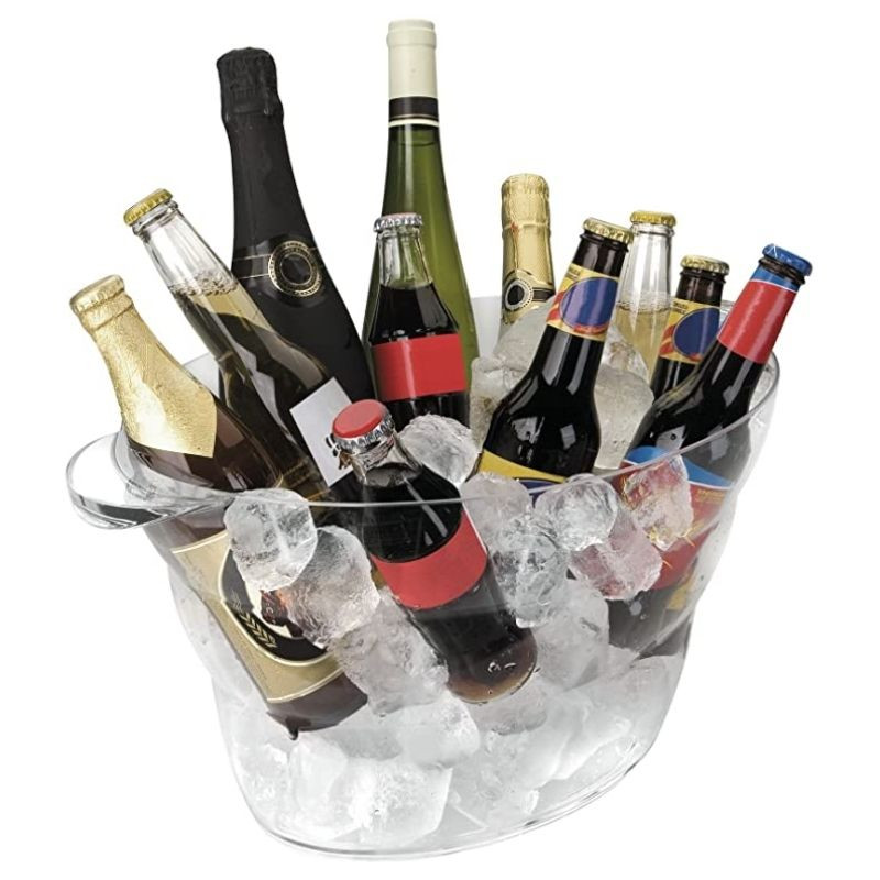Secchiello per Champagne ovale in acrilico - 13 L - Lacor Secchiello per Champagne ovale in acrilico - 13 L - Lacor