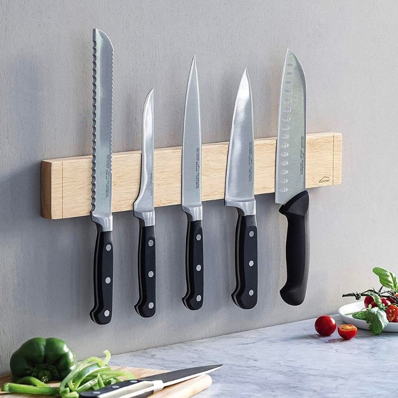 Supporto per coltelli magnetico - L 45 cm - Lacor Supporto per coltelli magnetico - L 45 cm - Lacor
