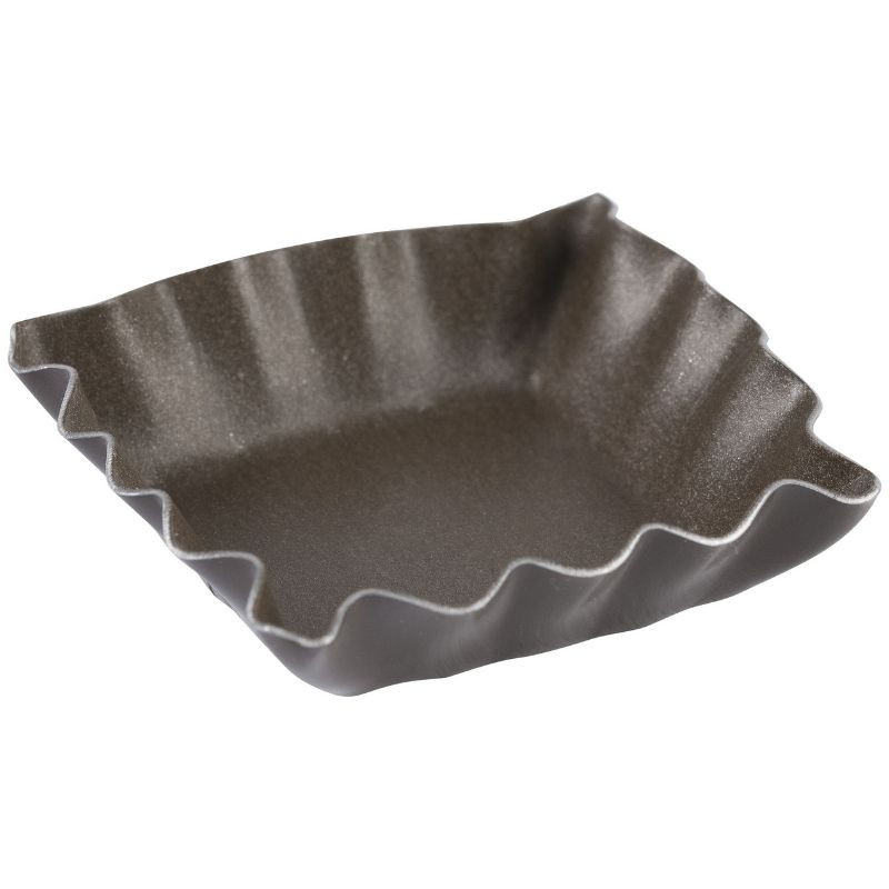 Stampo per dolci quadrati a canelé - 35 x 35 mm - TELLIER Stampo per dolci quadrati a canelé - 35 x 35 mm - TELLIER