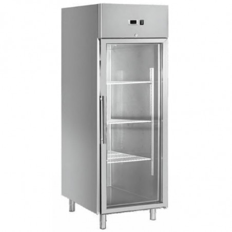 Armadio Refrigerato Positivo Vetrato - 650 L - Dynasteel