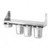 Scaffale per spezie - 4 x vaschette GN 1/6