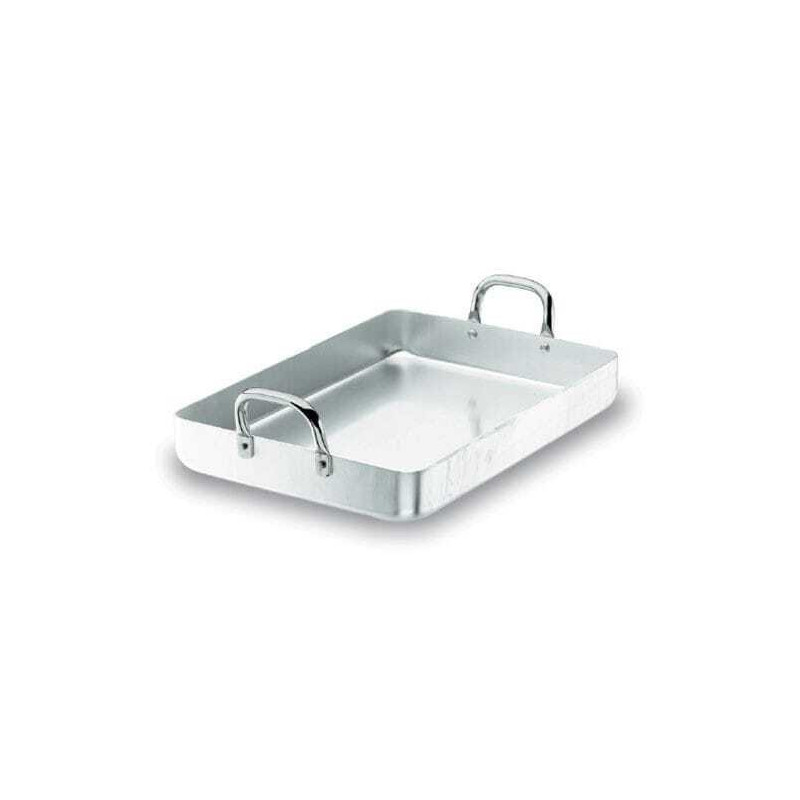 Piatto da arrosto con manici fissi - Chef in alluminio - 65 x 43 cm Piatto da arrosto con manici fissi - Chef in alluminio - 65 x 43 cm