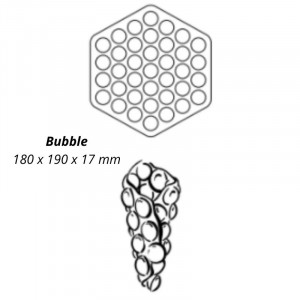 Piastra per waffle professionale Bubble 180° - Ribaltamento sinistra destra