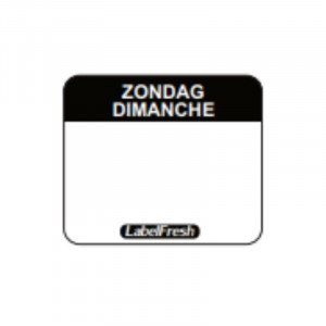 Etichetta di tracciabilità Label FreshEasy - Domenica - 30 x 25 mm - Lotto di 1000 - LabelFresh