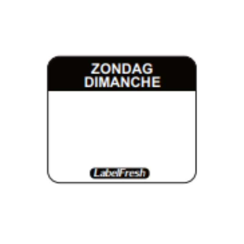 Etichetta di tracciabilità Label FreshEasy - Domenica - 30 x 25 mm - Lotto di 1000 - LabelFresh Etichetta di tracciabilità Label FreshEasy - Domenica - 30 x 25 mm - Lotto di 1000 - LabelFresh