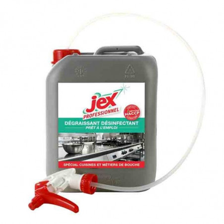 Sgrassante Disinfettante con Pistola - 5 L - Jex