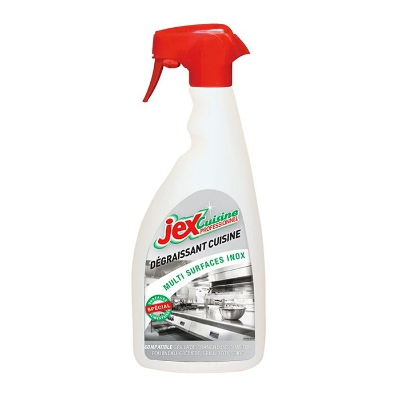 Spray Sgrassante Multi-Superfici Inox - 750 ml - Jex Spray Sgrassante Multi-Superfici Inox - 750 ml - Jex