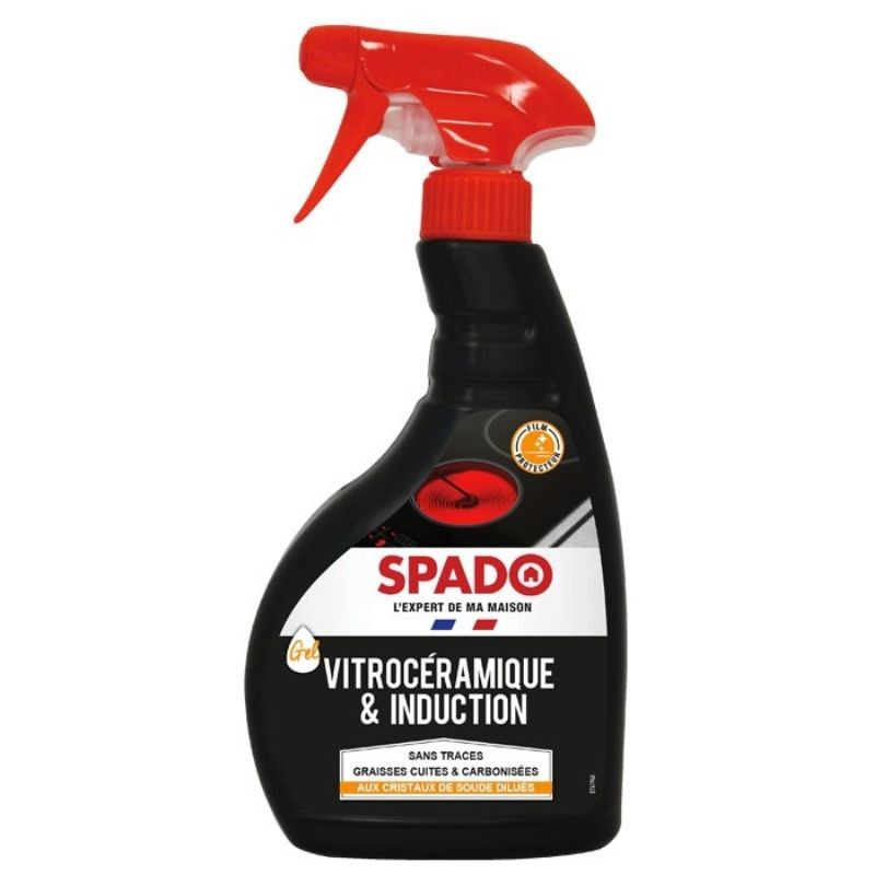 Spray Detergente e Sgrassante per Piano in Vetroceramica e Induzione - 500 ml - SPADO Spray Detergente e Sgrassante per Piano in Vetroceramica e Induzione - 500 ml - SPADO