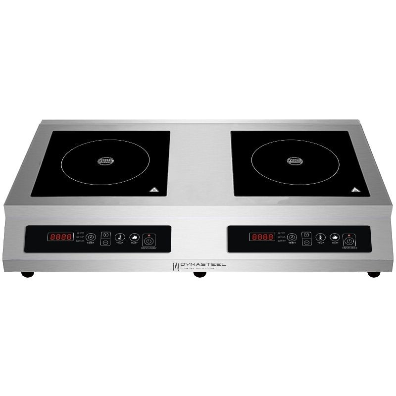 Piastra a induzione doppia - 2000 + 1500 W - Dynasteel Piastra a induzione doppia - 2000 + 1500 W - Dynasteel