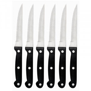 Coltello da cucina - Lama seghettata - Set da 6 - Lacor