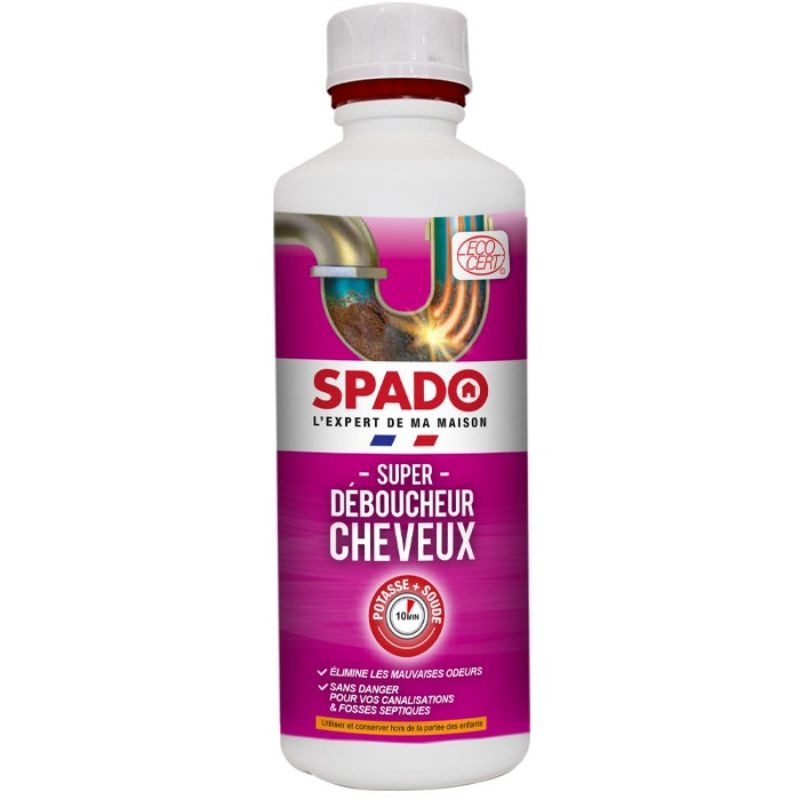 Sbloccante per capelli per tubature - 500 ml - SPADO